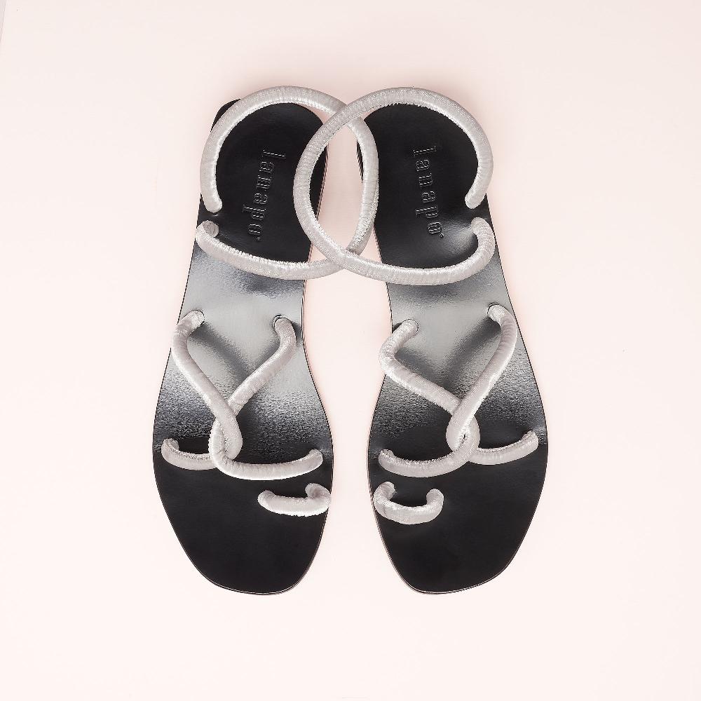 Lanapo Monterosso Tacco Velvet Silver