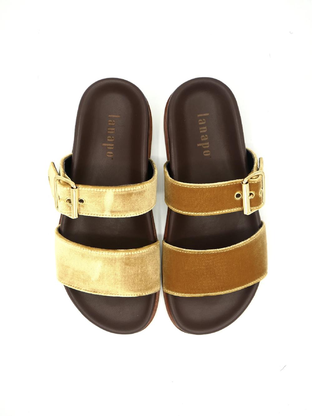 Lanapo Pescara Vell. Light Gold Velvet Light Gold