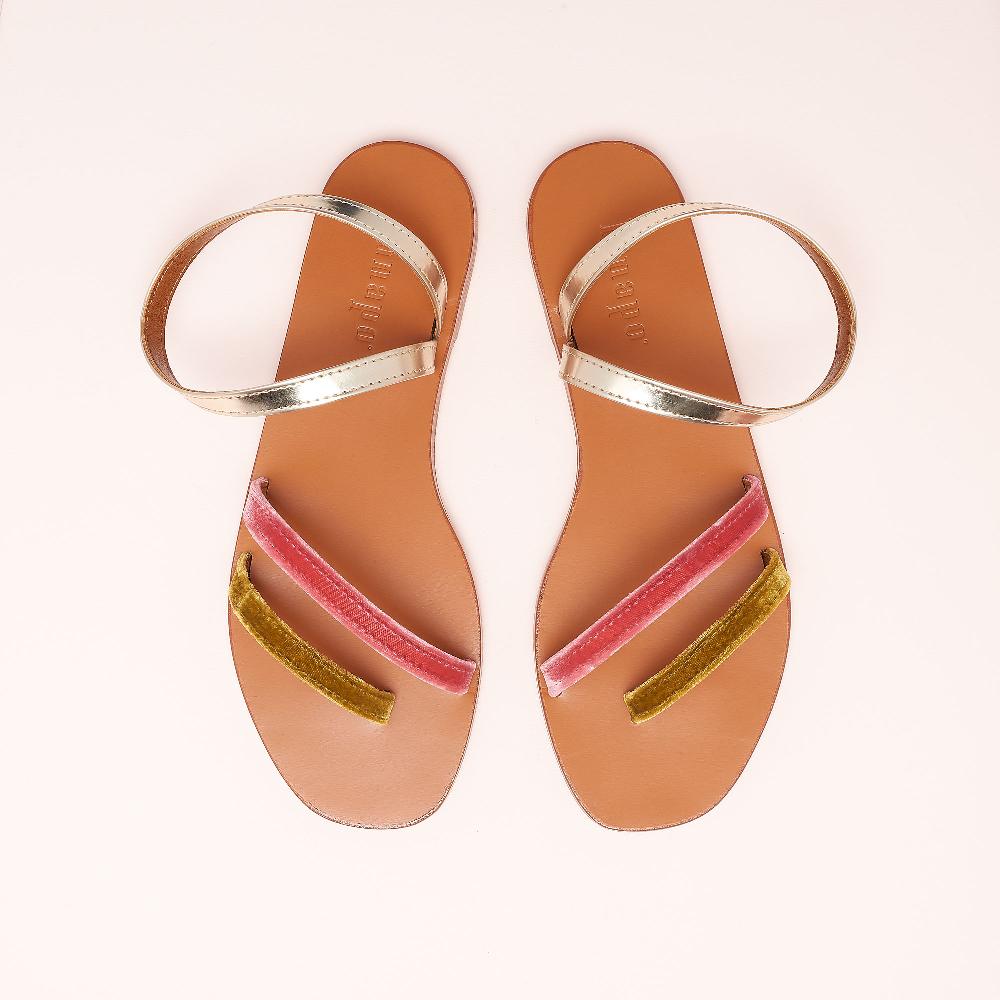 Lanapo Pietrasanta Velvet Senape/Begonia