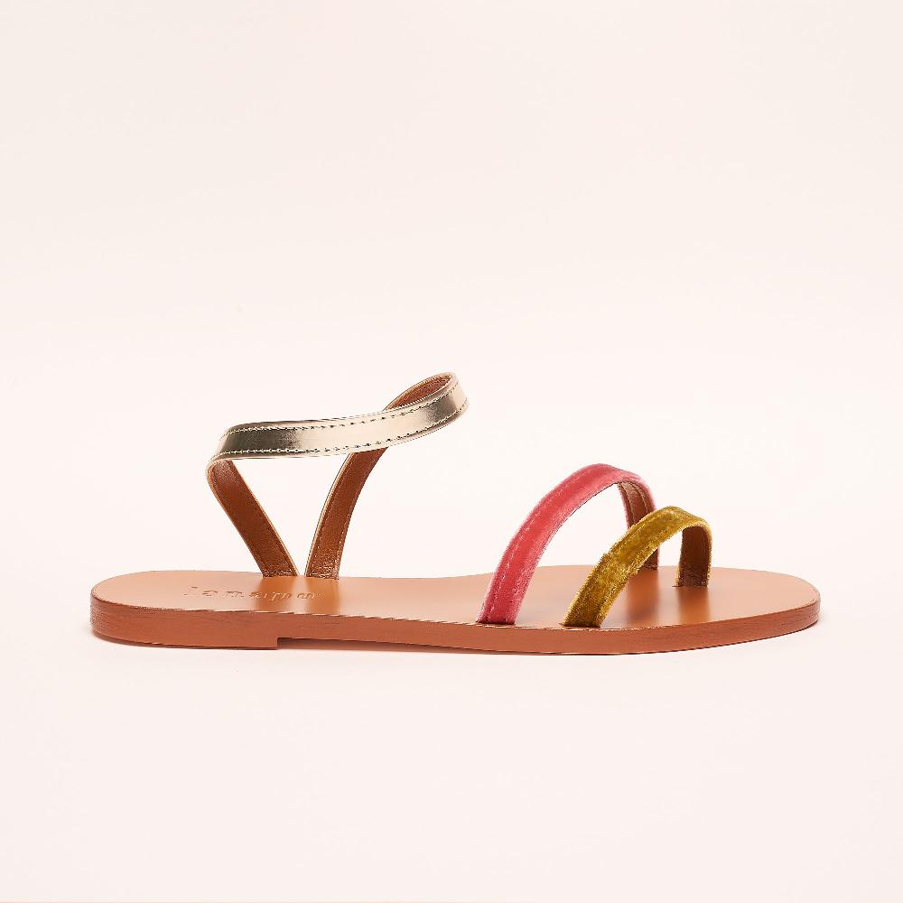 lanapo Pietrasanta Velvet Senape/Begonia