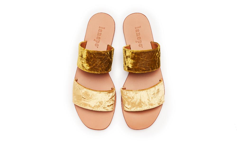 Lanapo Portofino Velvet Senape/Gold