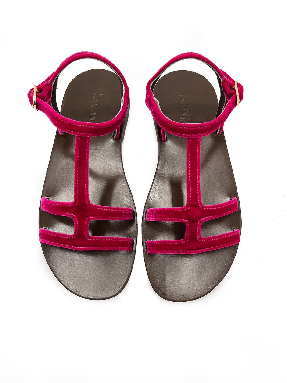 Lanapo Recco Velvet Ibisco