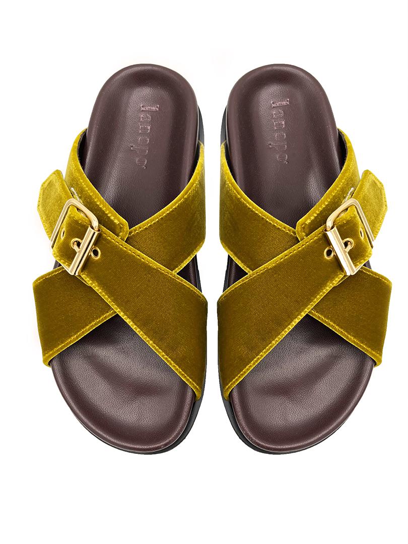 Lanapo Vasto Vell. Senape Velvet Senape