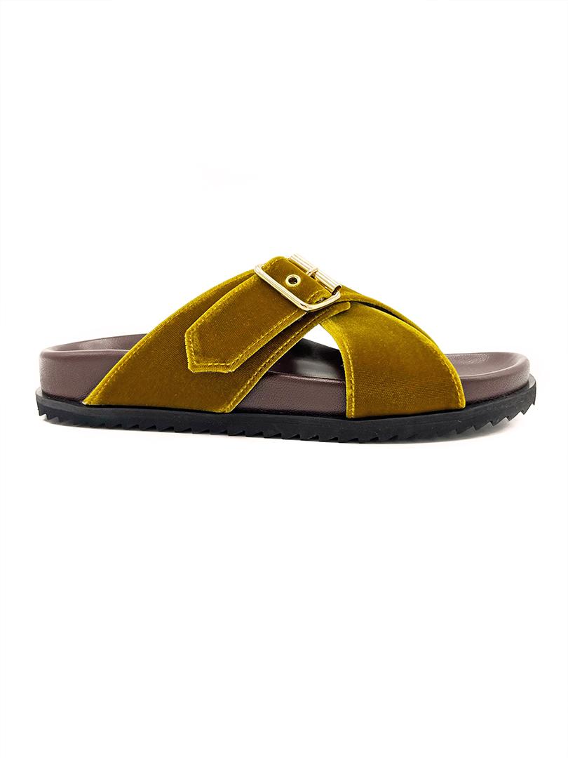 lanapo Vasto Vell. Senape Velvet Senape