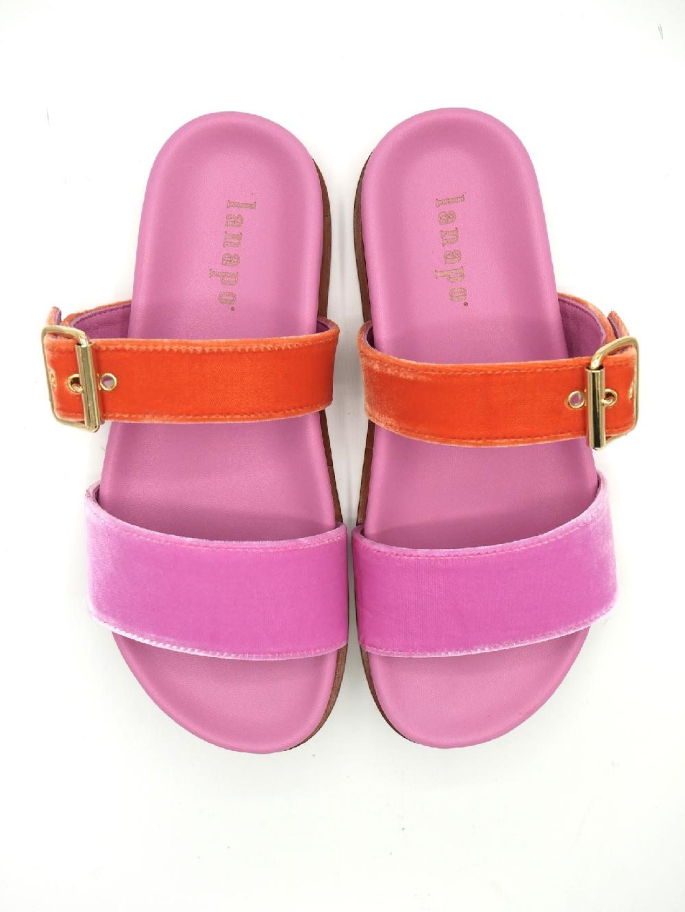 Lanapo Pescara Vell. Arancio/Pink Velvet Arancio/Pink