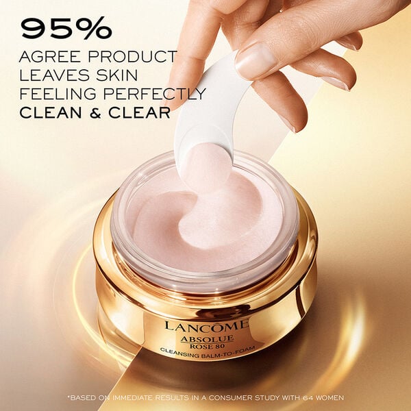 Lancôme Absolue Rose 80 Cleansing Balm To Foam