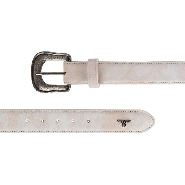 Lane Boots 1.5 Woven Laced Belt With Single Buckle - Ceramic Crackle
