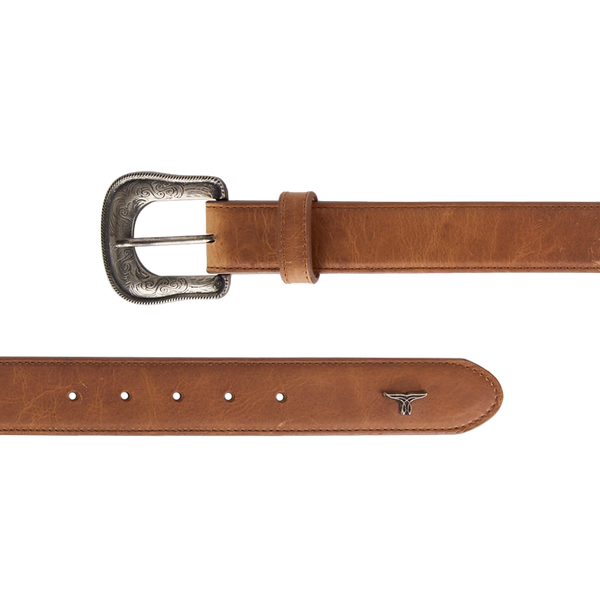 Lane Boots 1.5 Woven Laced Belt With Single Buckle - Desert Clay