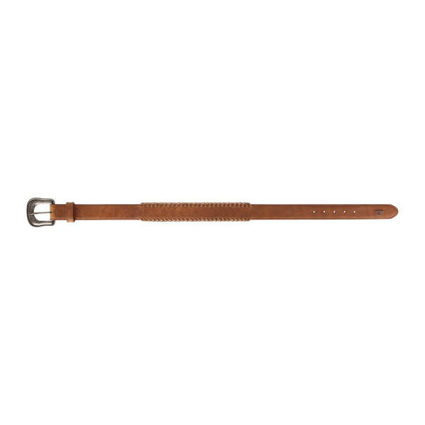 Lane Boots 1.5 Woven Laced Belt With Single Buckle - Desert Clay