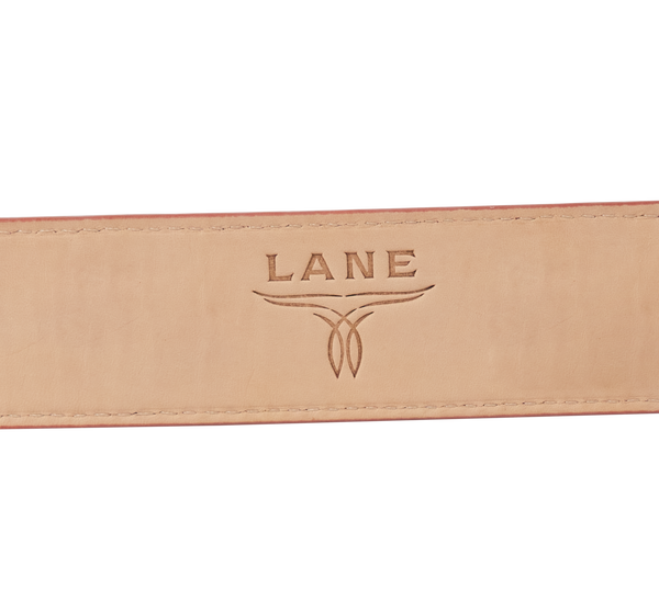 Lane Boots 1.5 Woven Laced Belt With Single Buckle - Smoldering Ruby