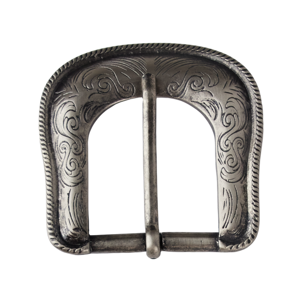 Lane Boots Belt Buckle - Silver Single