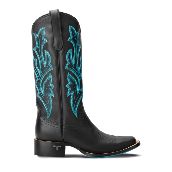 Lane Boots Classic Square Boot - Jet Black