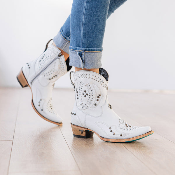 Lane Boots Cossette Bootie - Matte White
