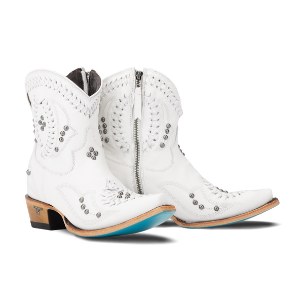 lane boots Cossette Bootie - Matte White