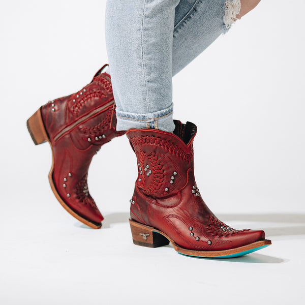 Lane Boots Cossette Bootie - Smoldering Ruby