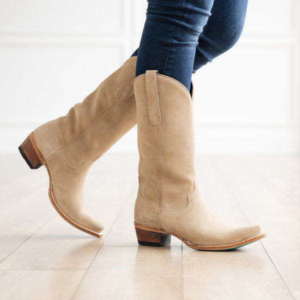 Lane Boots Emma Jane Boot - Latte Suede