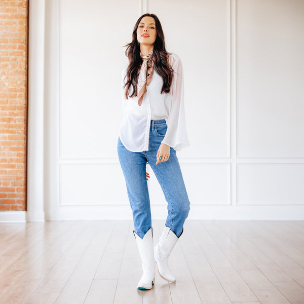Lane Boots Emma Jane Boot - Matte White