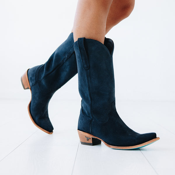 Lane Boots Emma Jane Boot - Navy Suede