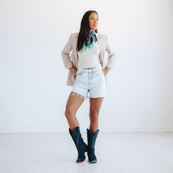 Lane Boots Emma Jane Boot - Navy Suede