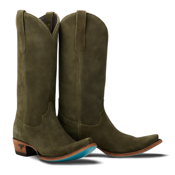 lane boots Emma Jane Boot - Olive Suede