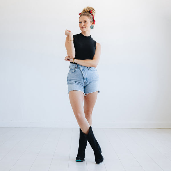 Lane Boots Emma Jane Boot - Soft Black Suede