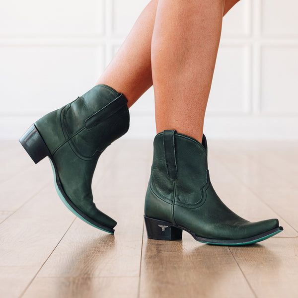 Lane Boots Emma Jane Bootie - Emerald Green