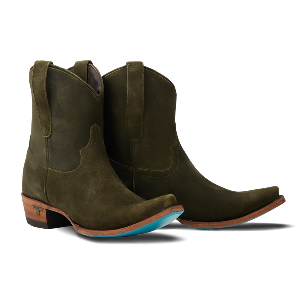 lane boots Emma Jane Bootie - Olive Suede
