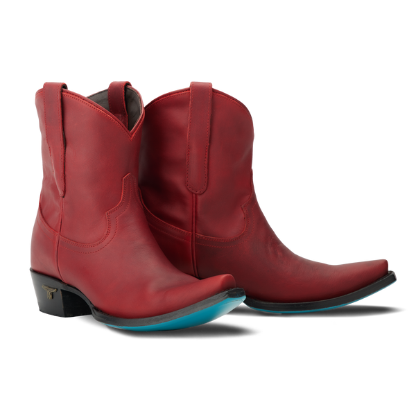 lane boots Emma Jane Bootie - Smoldering Ruby