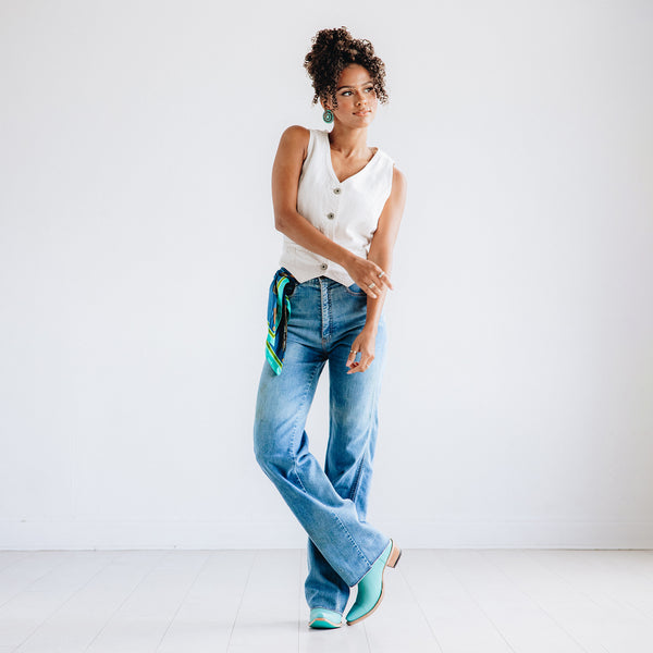 Lane Boots Emma Jane Bootie - Turquoise Blaze