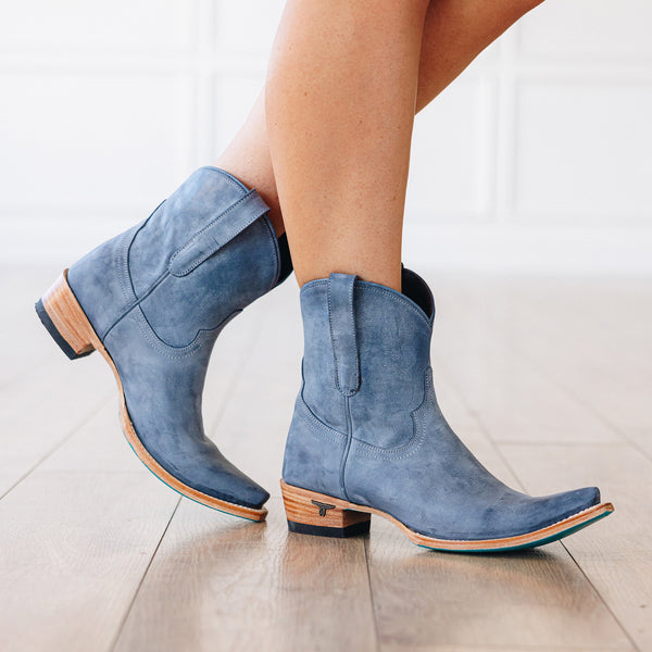 Lane Boots Emma Jane Bootie - Washed Denim