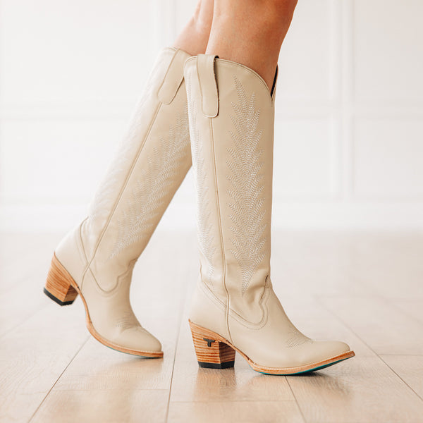 Lane Boots Jentry Knee High Boot - Pale Ivory