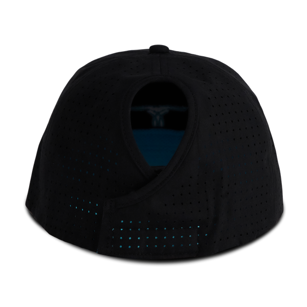 Lane Boots Ladies Ponytail Cap - Black