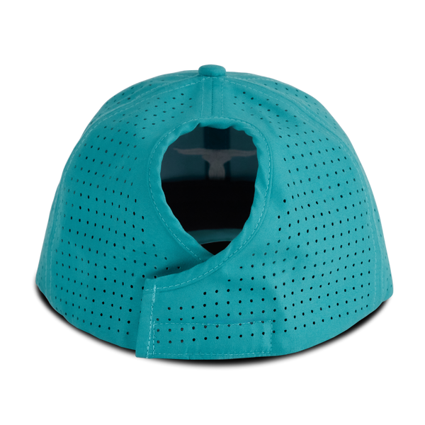 Lane Boots Ladies Ponytail Cap - Turquoise
