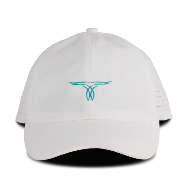 lane boots Ladies Ponytail Cap - White