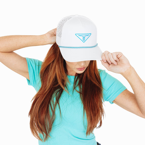 Lane Boots Ladies Snapback Cap - White