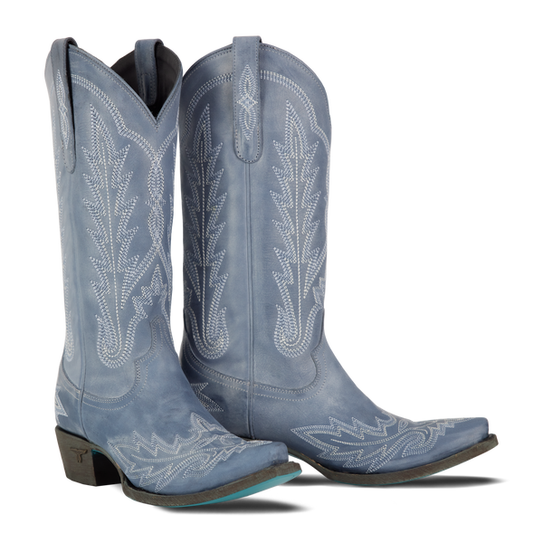 lane boots Lexington Boot - Washed Denim
