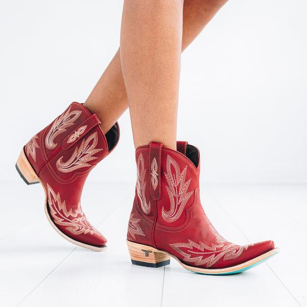 Lane Boots Lexington Bootie - Smoldering Ruby