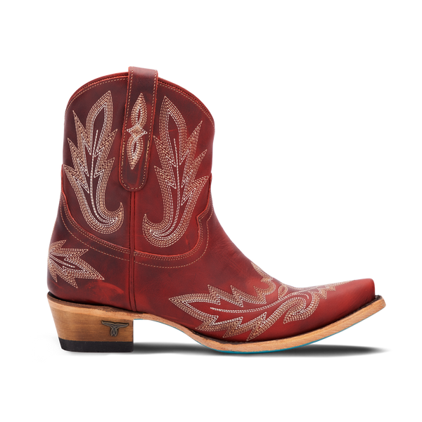 Lane Boots Lexington Bootie - Smoldering Ruby