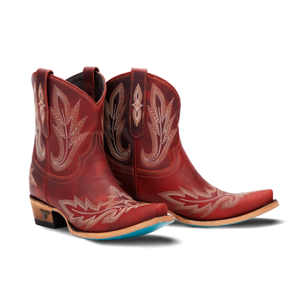 lane boots Lexington Bootie - Smoldering Ruby