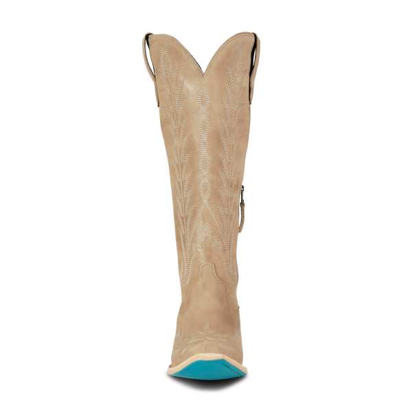 Lane Boots Lexington Knee High Corset - Latte Suede