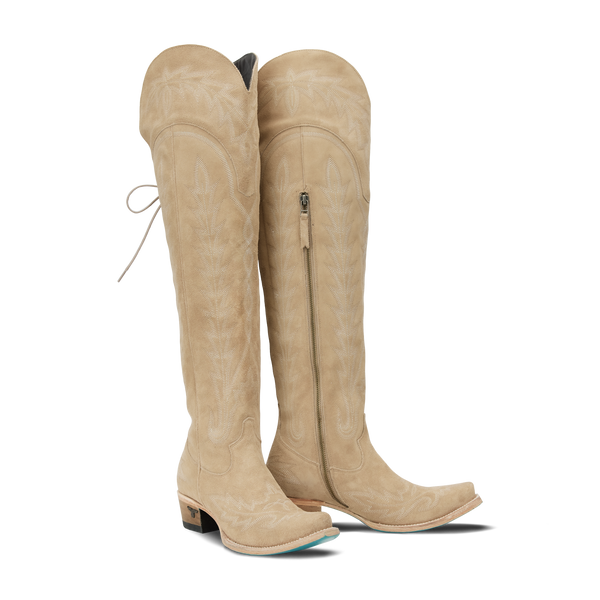 lane boots Lexington OTK Corset - Latte Suede