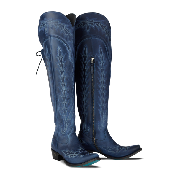 lane boots Lexington OTK Corset - Midnight Navy
