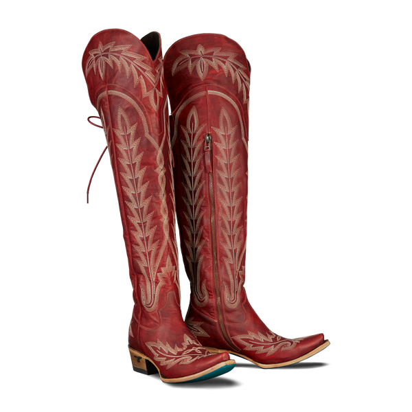 lane boots Lexington OTK Corset - Smoldering Ruby