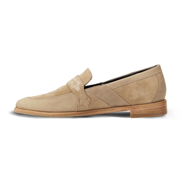 Lane Boots Martingale Loafer - Latte Suede