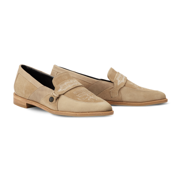 lane boots Martingale Loafer - Latte Suede