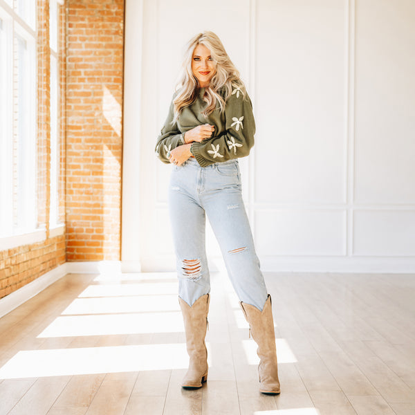 Lane Boots Plain Jane Boot - Latte Suede