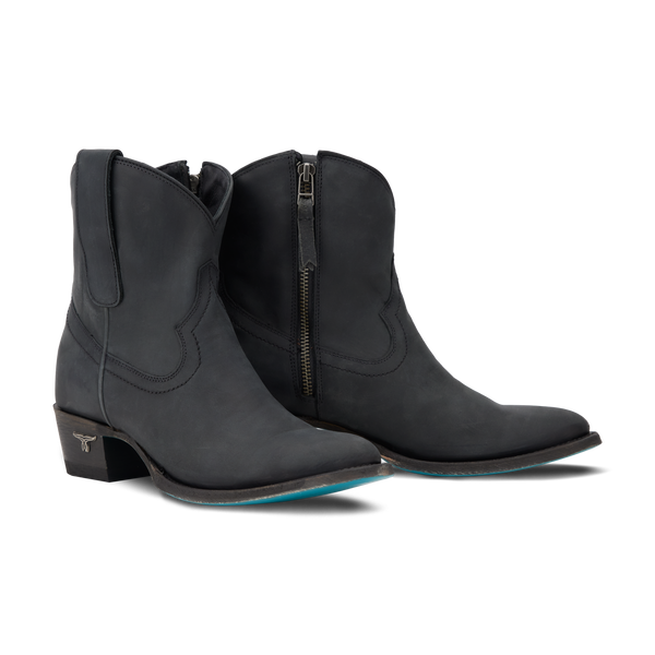 lane boots Plain Jane Bootie - Matte Black