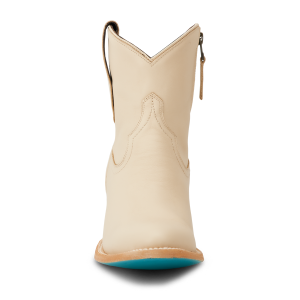 Lane Boots Plain Jane Bootie - Pale Ivory