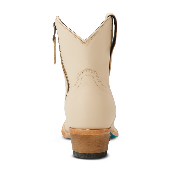 Lane Boots Plain Jane Bootie - Pale Ivory