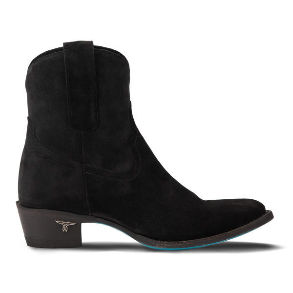 Lane Boots Plain Jane Bootie - Soft Black Suede